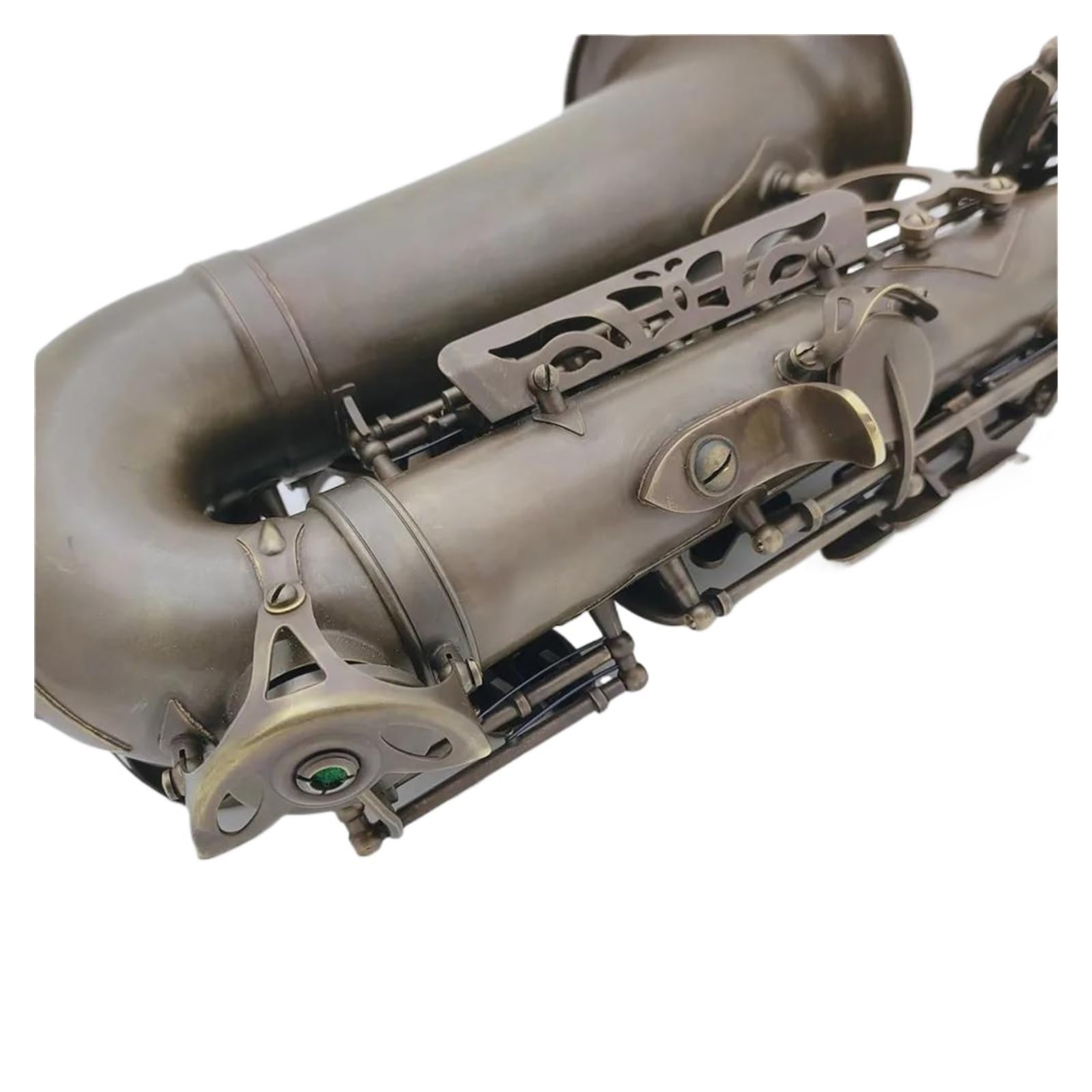 Saksofon Altowy W Kolorze Eb Brown Bronze Instrument Dęty Drewniany Z Pudełkiem I Akcesoriami Saksofon