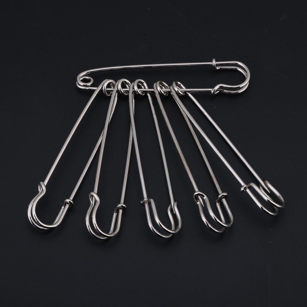 Lot De 50 épingles à Nourrice En Fer Pour La Fabrication De Bijoux, Vêtements, Accessoires, Loisirs Créatifs, 75 Mm