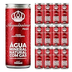 Água Mineral Acquissima Passion com Gás em Lata