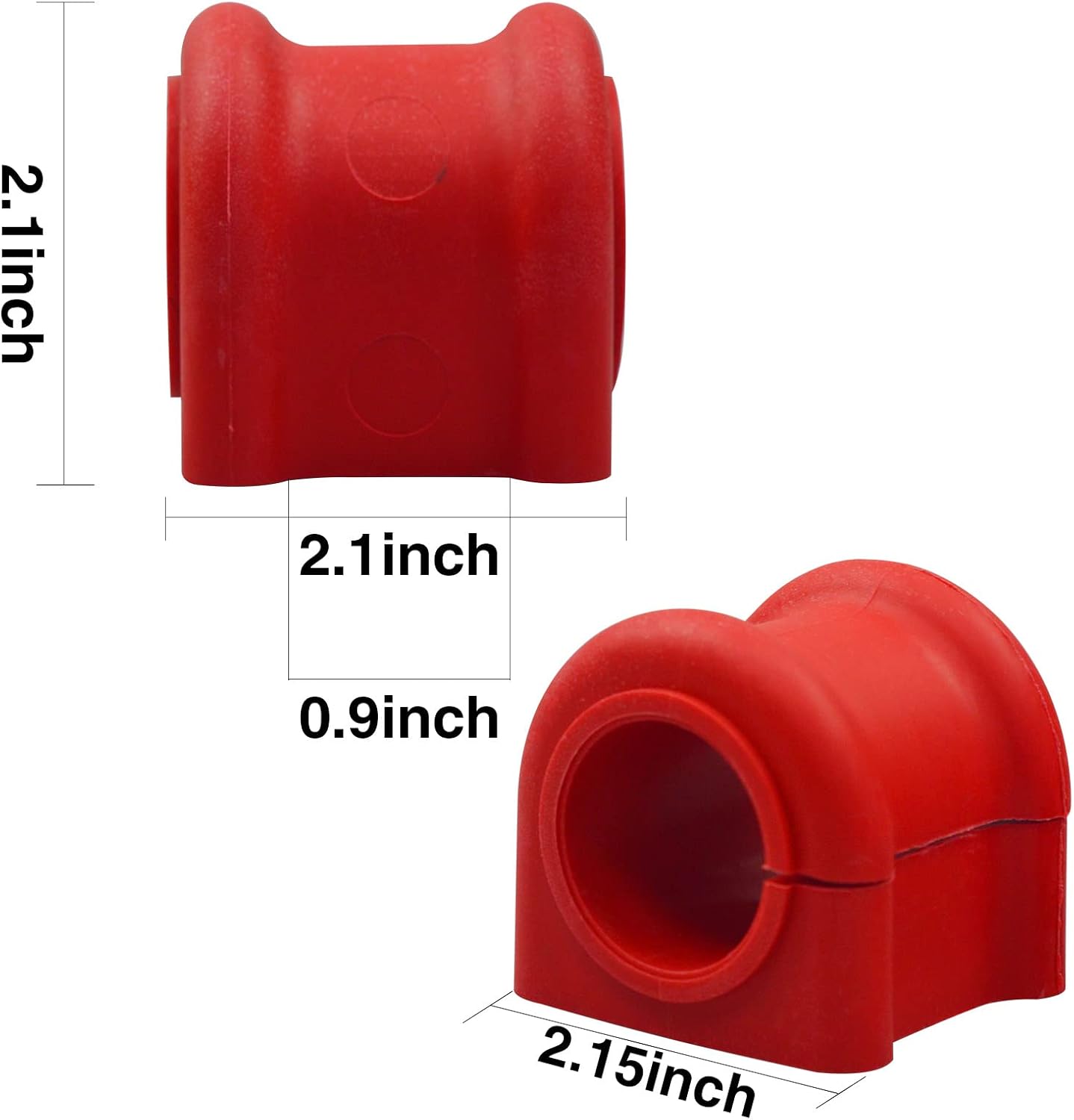 Front Sway Bar Bushing,Stabilizer Bar Bushing Kit fit for 1994-2012 Ram 1500 2500, 1994-2009 3500, 2005 Dakota（1 Pair）