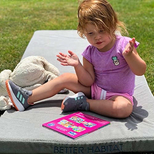 Better Habitat CertiPUR-US Kids DreamReady Solid Memory Foam Floor & Camping Mattress (62 x 26 x 2). 100% Memory Foam Roll Out, Portable Sleeping Pad, Waterproof Cover & Travel Bag. - Thumbnail 2