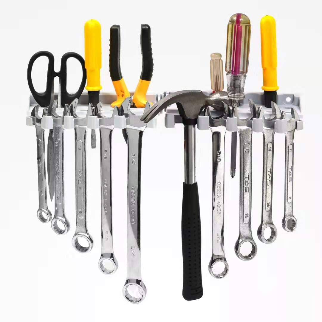 Newkiton 2Pcs/Set Tool Rack Wall Mount Organizer Tool Trays Storage Hanger Holder for Home Garage Garden