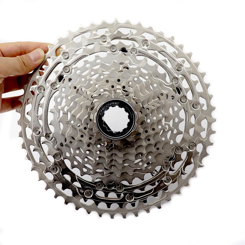 DEORE CS-M5100 - Pignone per cassetta compatibile con Shimano a 11 velocità, 11-42T, 11-51T, ruota libera unisex, per mountain bike da adulto
