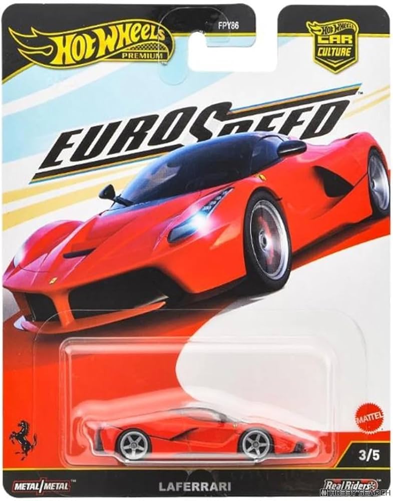 1/64 ホットウィール フェラーリ レーサー Hotwheels Amazon.com: Hot Wheels Red Ferrari LaFerrari Euro Speed Car