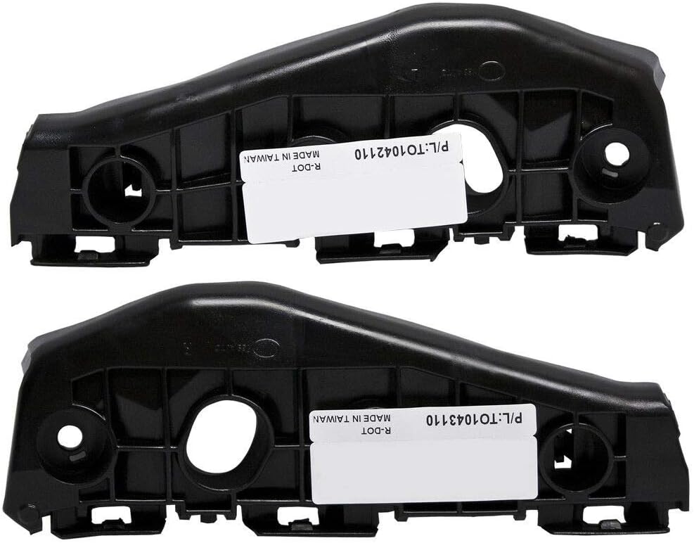 Parts N Go 2009-2010 Corolla Front Bumper Bracket Driver & Passenger Side Left/Right Hand - 5211602130 TO1042110, 5211502130 TO1043110