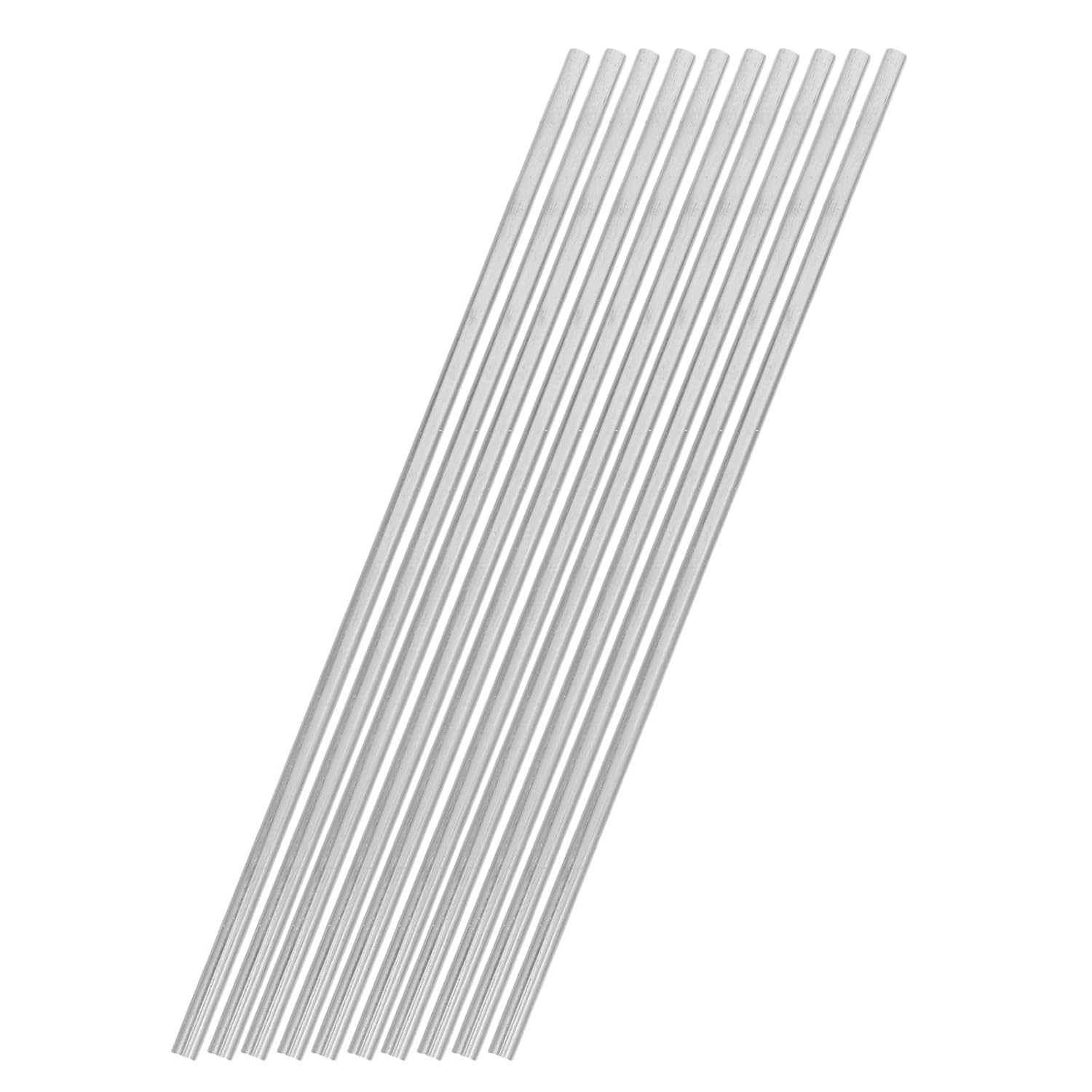 10pcs Thermal Conductivity Rods: Aluminum Comparison Poles - Heat Transfer Demonstration Tools - STEM Physics Experiment for Labs