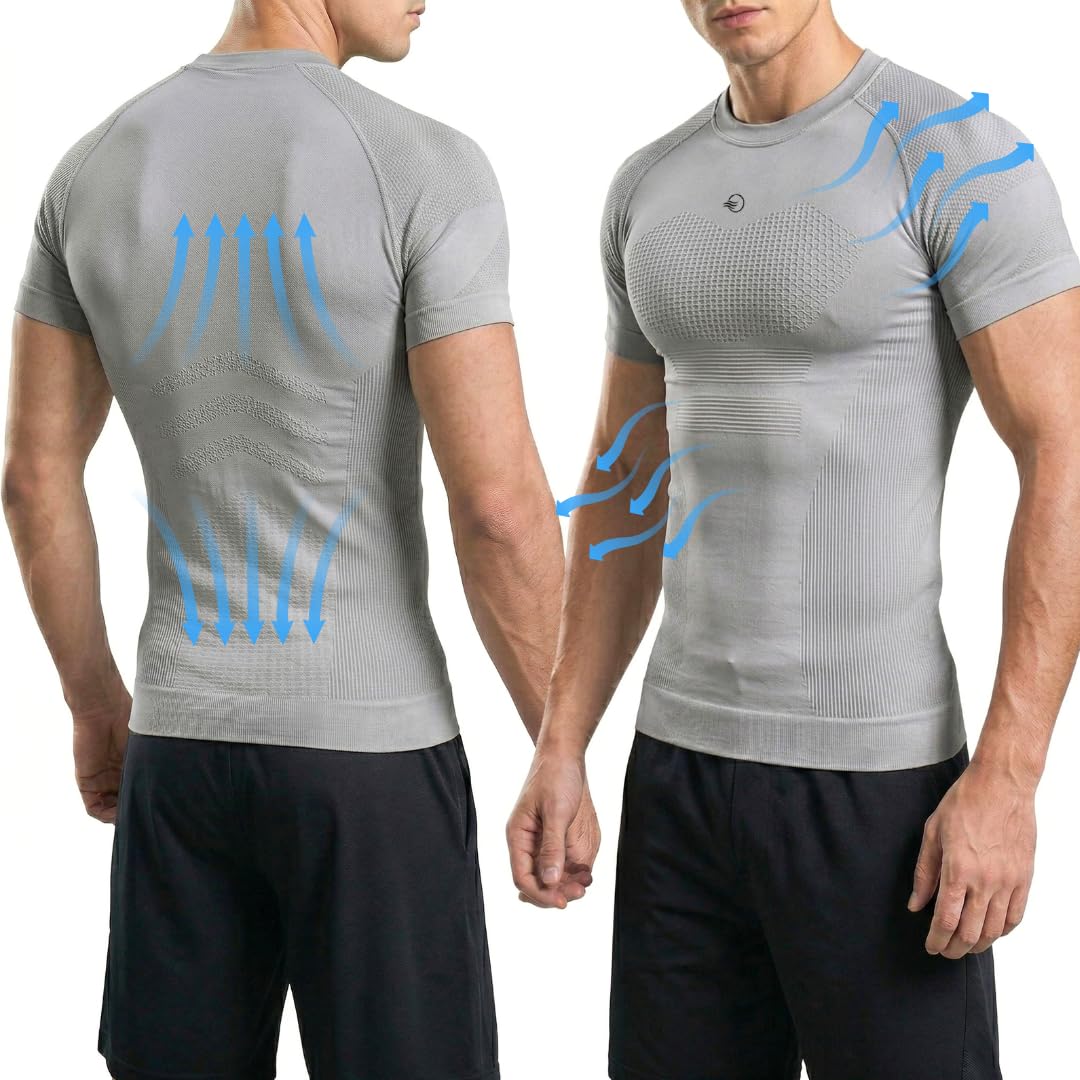 Modesty - Rashguard Herren Kompression atmungsaktiv – Belüftung Achseln Brust Rücken – MMA JJB Boxen – Krafttraining Cross Training Fitness