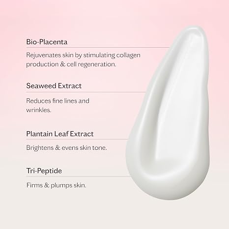 MZ Skin Reviving Bio-Placenta & Stem Cell Serum - Night Treatment for Powerful Rejuvenation, With Peptides, Squalane & Hyaluronic Acid, Perfect For Anti-Aging, Wrinkles & Fine Lines