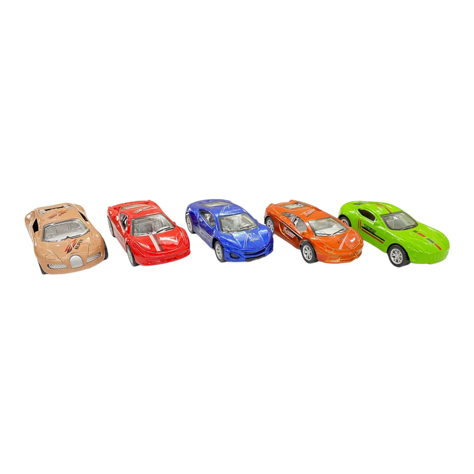 G.FIDEL Vehicles Set of 5 die cast Model Multi Colour Scale 1:64