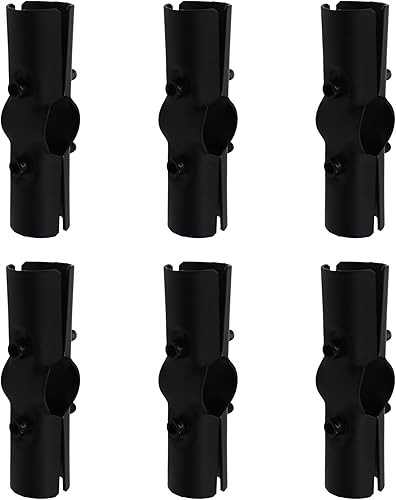 Miniatura 10 de Conectores de tubería de riel final,ULIFESTAR 201 Abrazaderas de tubo de acero inoxidable,Abrazaderas de extremo de metal,Clip de montaje de tubería