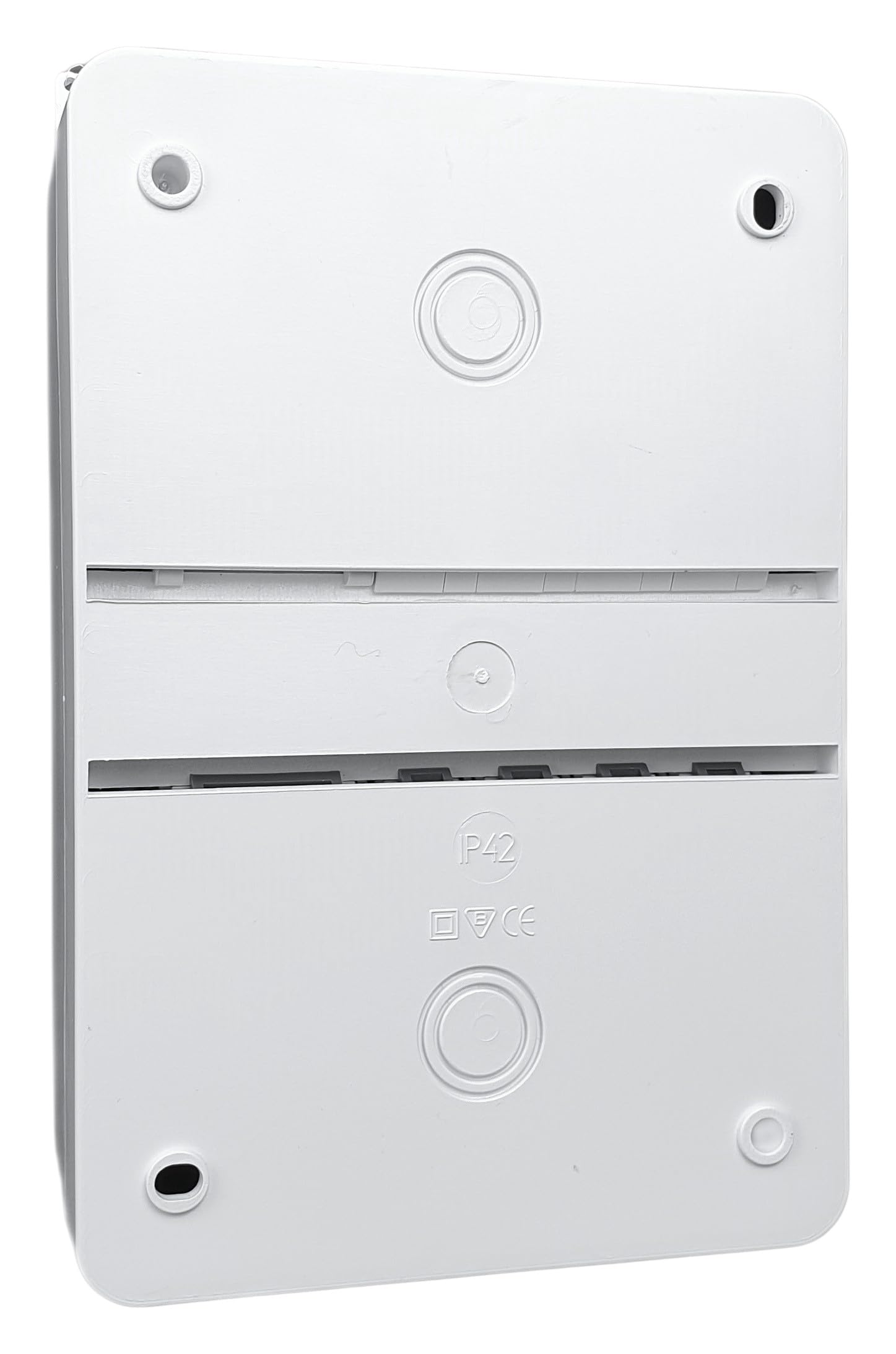 RoadEu - Caja cuadro electrico con interruptor diferencial 40A 2P tipo A/AC y Disyuntor LS 3x B16A, B10A, Caja de fusibles Ideal para talleres, cobertizos o jardines.