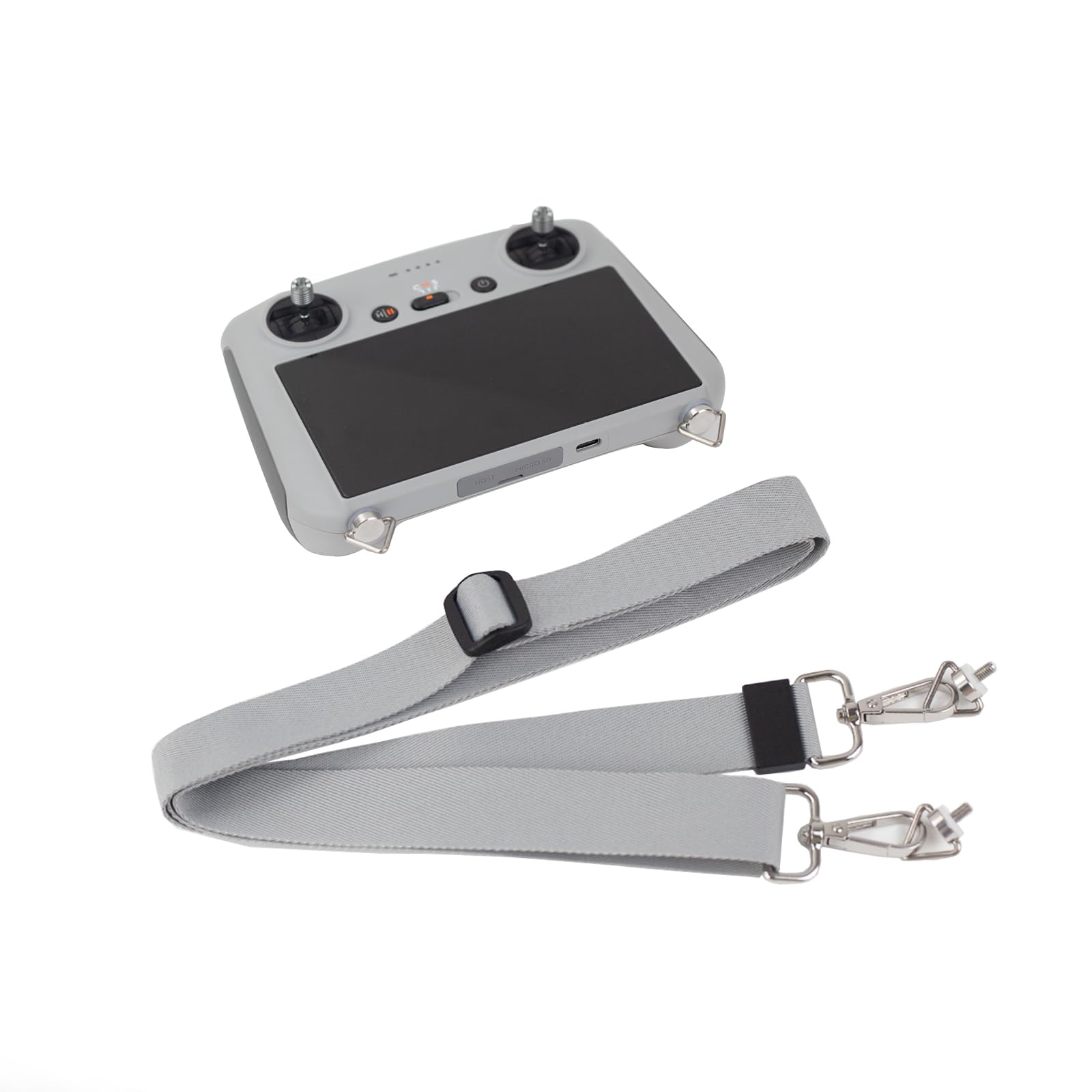 Photo 1 of Gchinmejl Portable Lanyard Neck Strap for DJI Mini3/mini3 Pro/mini4 Pro/air 2s/air3/Flip,Remote control with screen RC/RC2/RC 2 Controller Accessories (Grey)