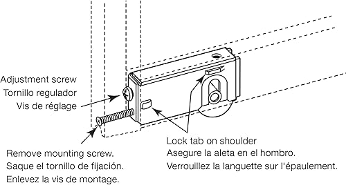 Miniatura 3 de Prime-Line D 1688 1-14 In. Rodamiento de bolas de acero Rodamiento de puerta corredera (un solo paquete), zinc amarillo