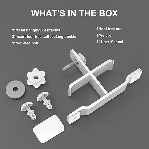 Miniatura 4 de Soporte de montaje para myQ Chamberlain Garage Smart Hub. Sin taladrar, instalación sin complicaciones, montado en el abridor de puerta de garaje