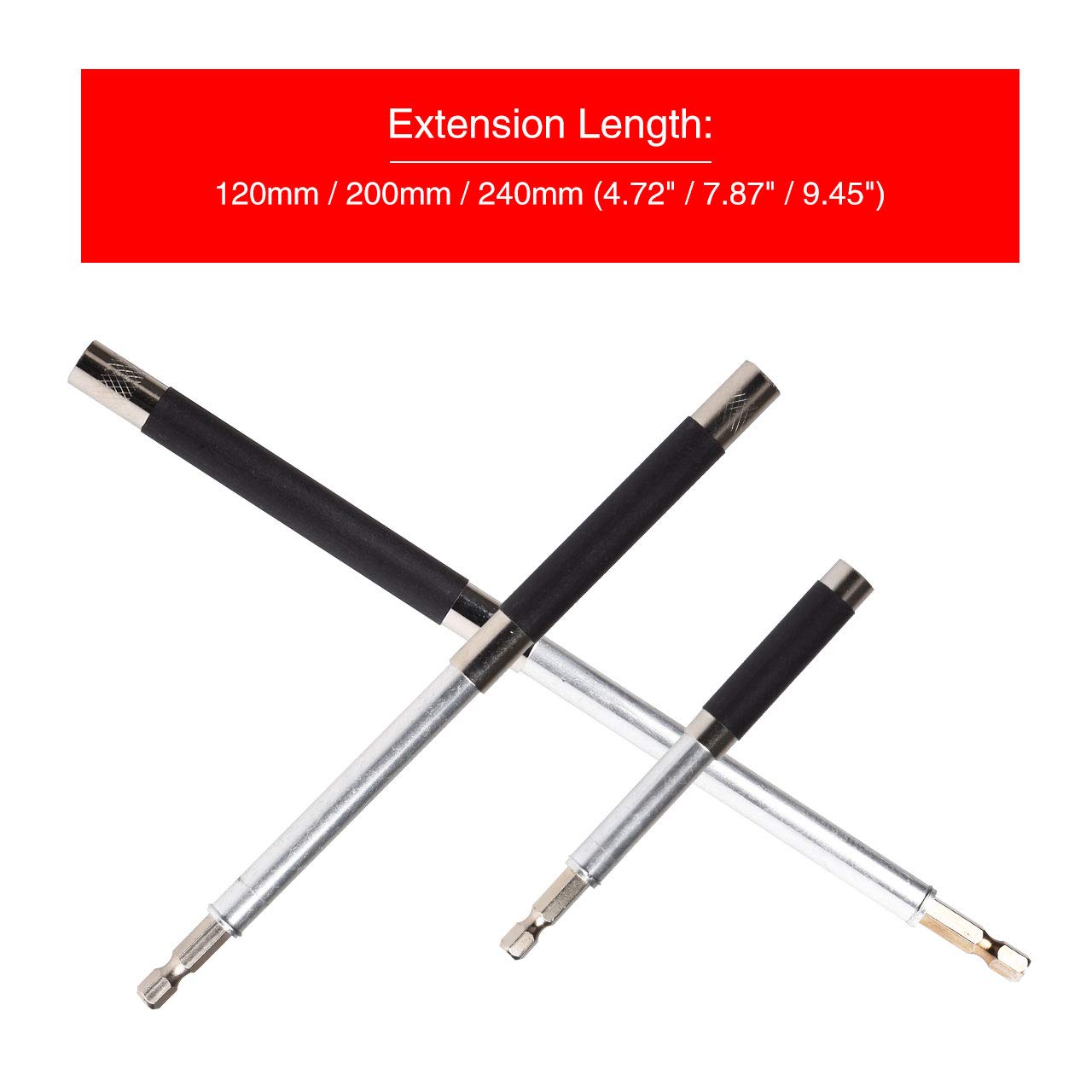 2 Pz Codolo Esagonale Da 6.35mm A 4mm Inserto B Adattatore - Foto 2