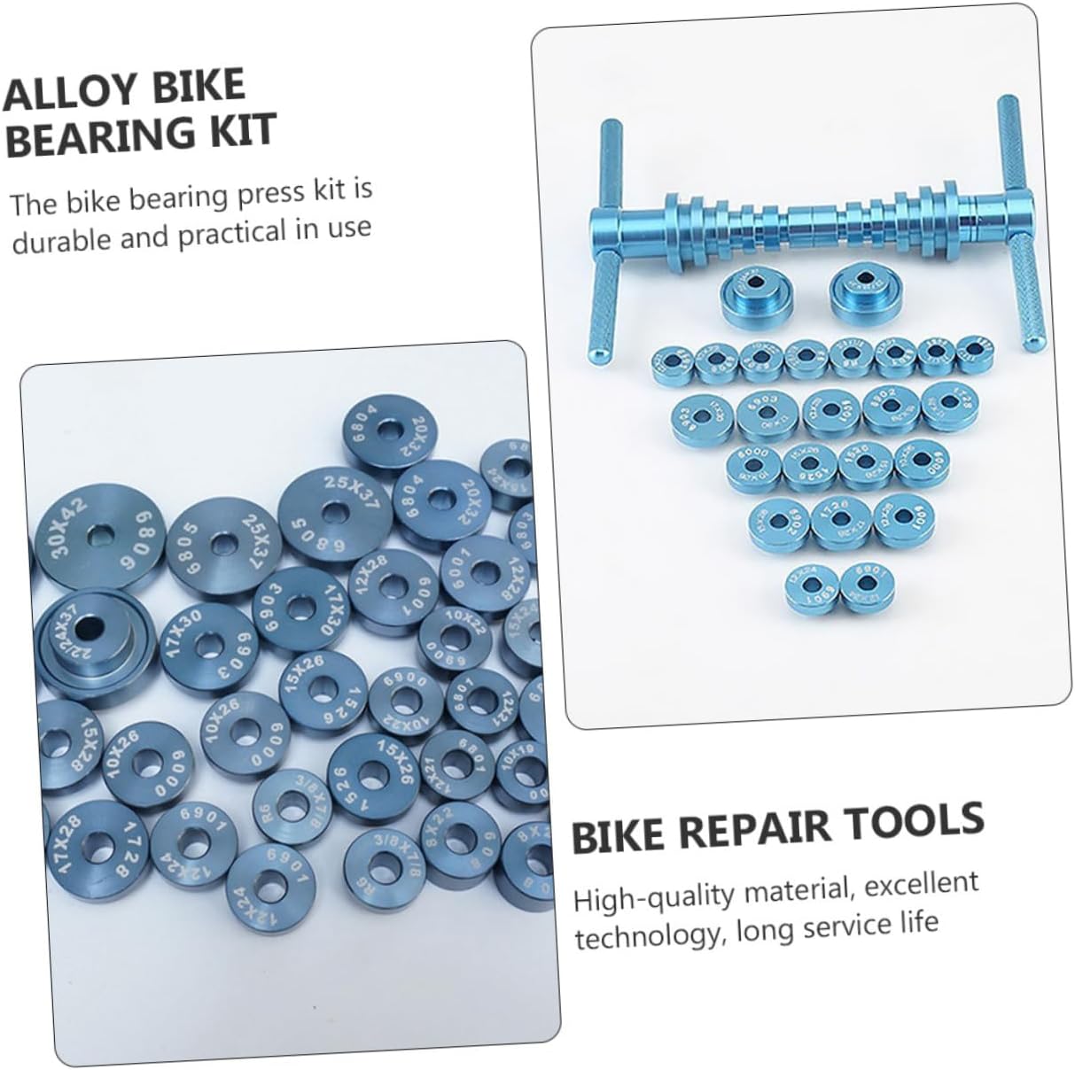 1pc Convenient Bike Bearing Press Kit Alloy Tool for Efficient Installation Essential Bike Repair Accessory for Bottom Bracket Replacement