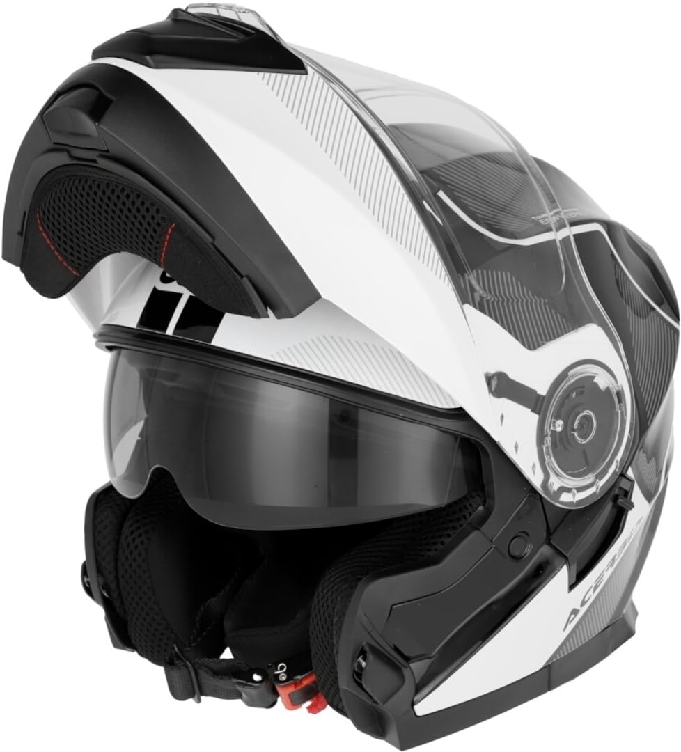 ACERBIS Casco SEREL 2206 Negro/Blanco M