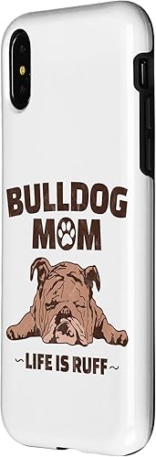 Miniatura 5 de Funda divertida para iPhone 14 Bulldog Inglés para regalo Bulldog Mom Life Is Ruff