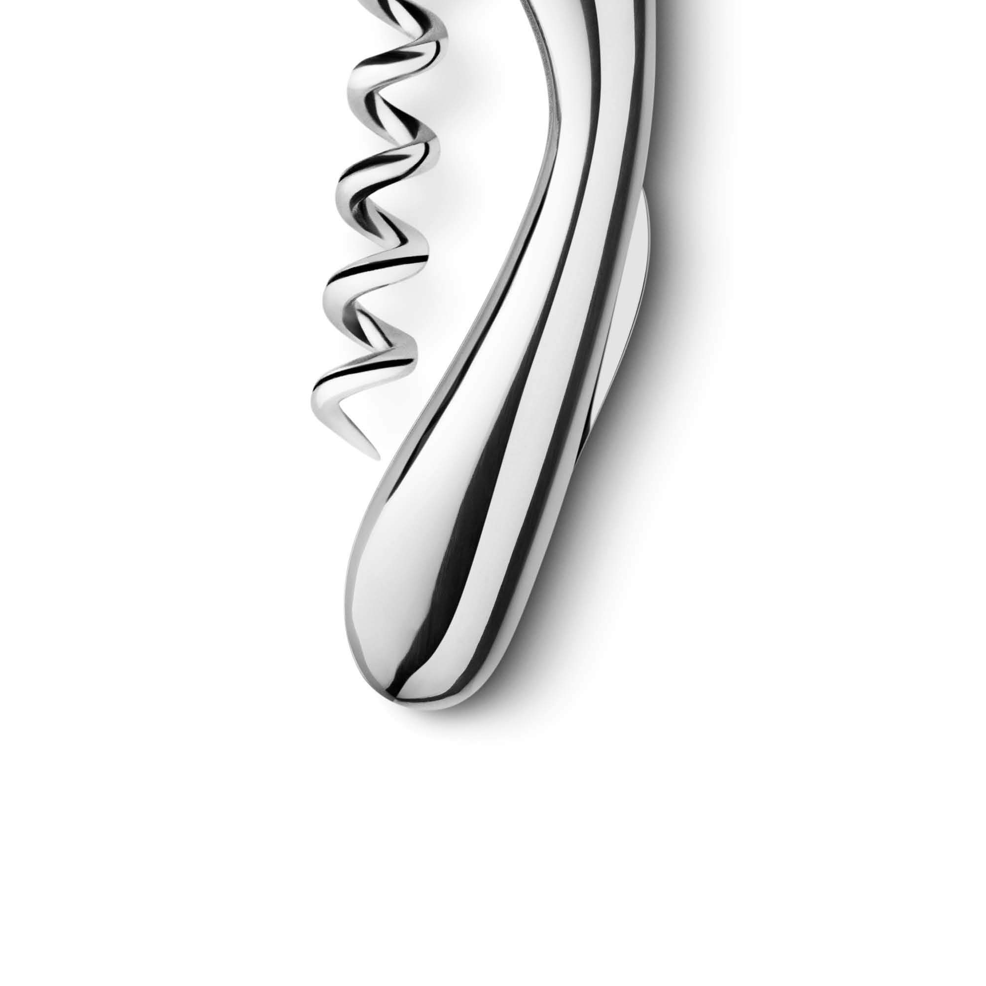 Georg Jensen GJ 081031 Korkenzieher, Edelstahl, Stainless Steel, 15,7 x 7,7 x 2,8 cm