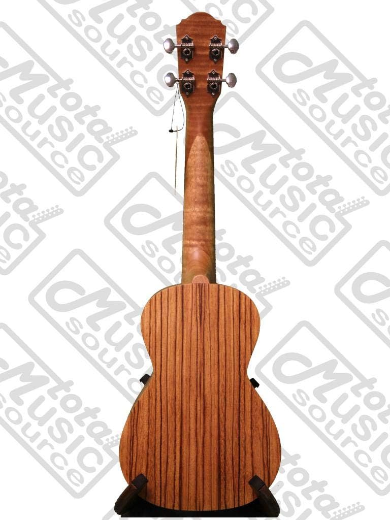 Oscar Schmidt OU320 Zebra Wood Concert Ukulele - Natural