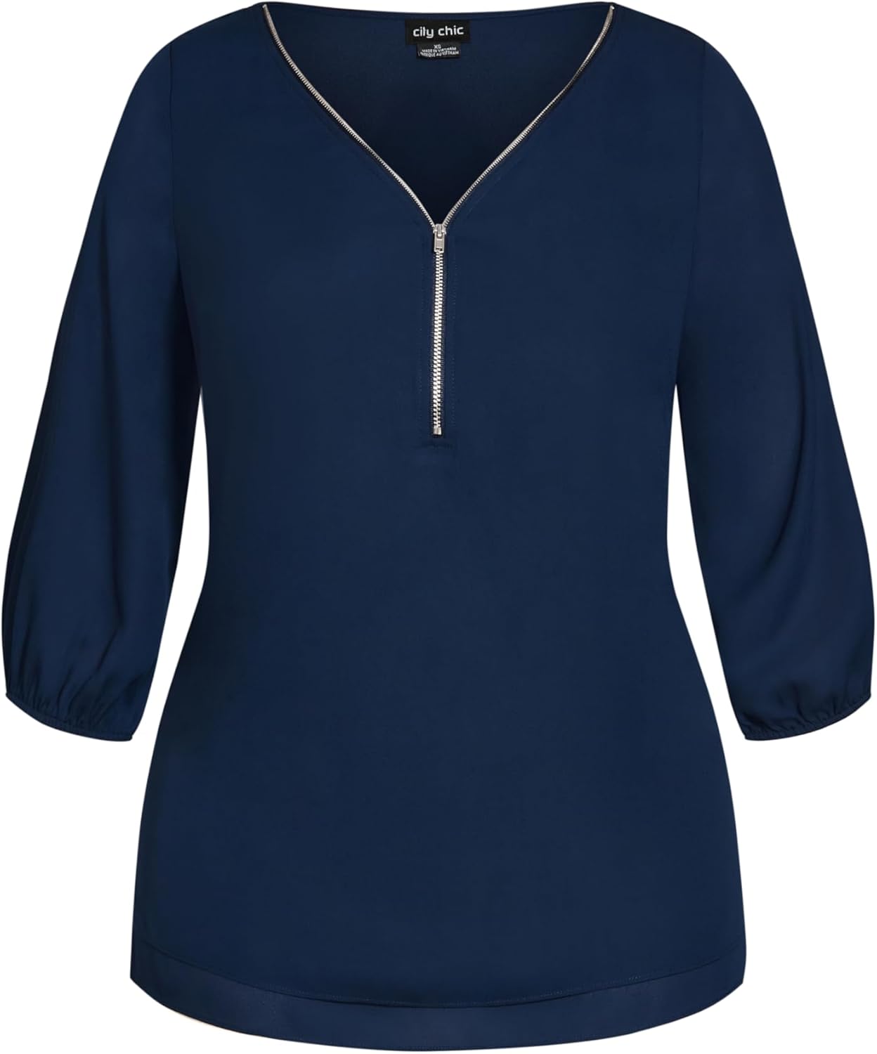 City Chic Women's Plus Size Top - Sexy Fling Elbow Sleeve - Image 4