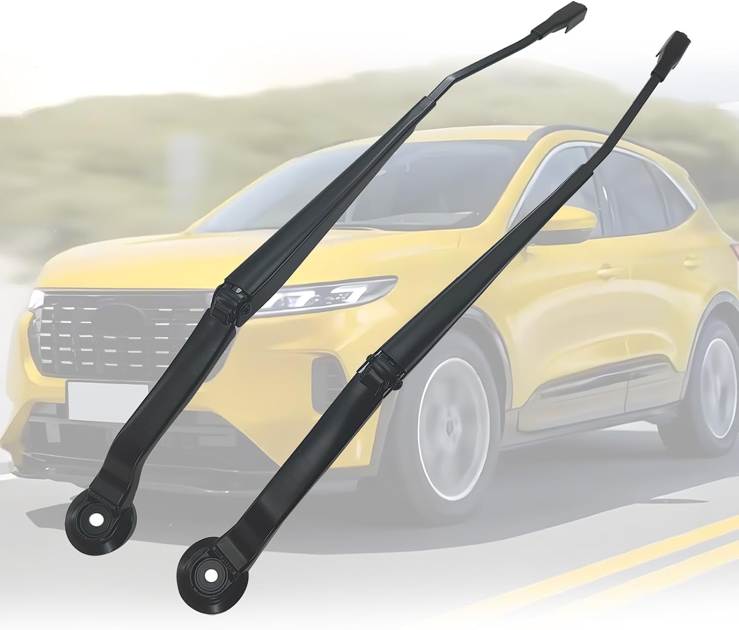 1 Pair Windshield Wiper Arm Compatible with Ford Escape 2013-2019#Replace 43513 CJ5Z17527A 43514 CJ5Z17526B