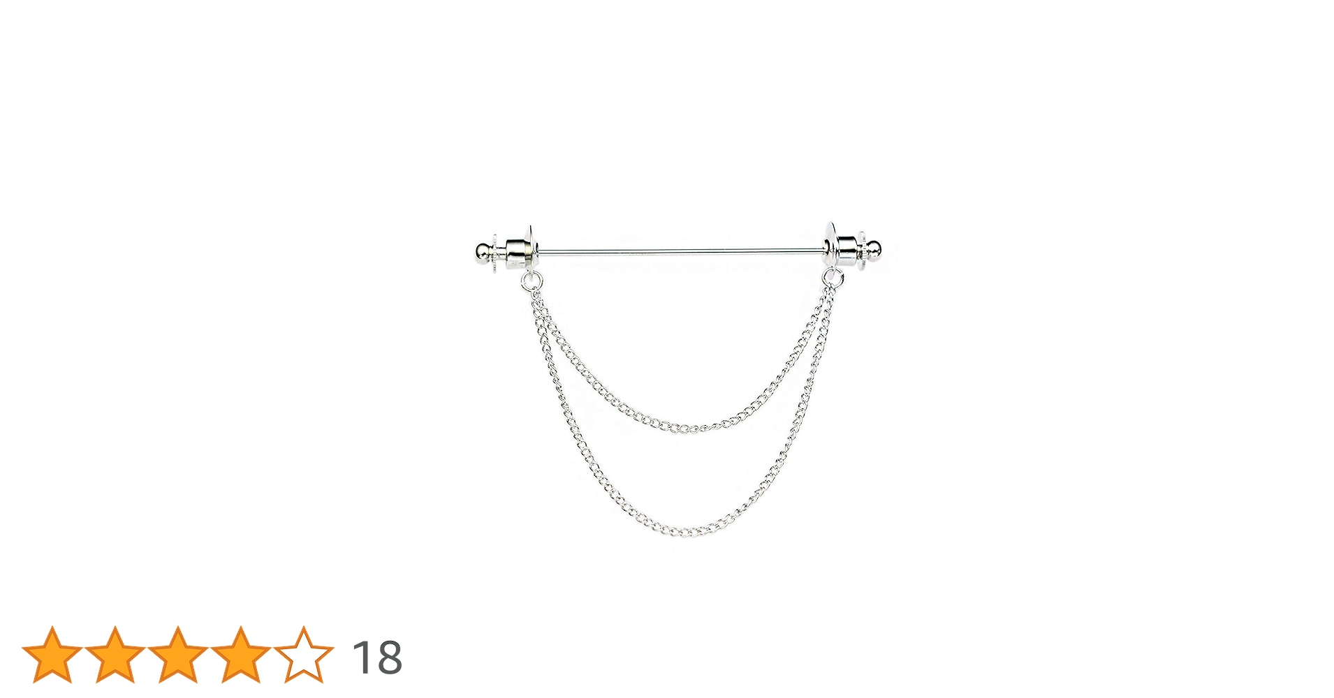 ダブルCロゴ ネクタイピン ブローチ　K18　ダイヤモンド ダブルCロゴ ネクタイピン ブローチ K18 ダイヤモンド ダブルC