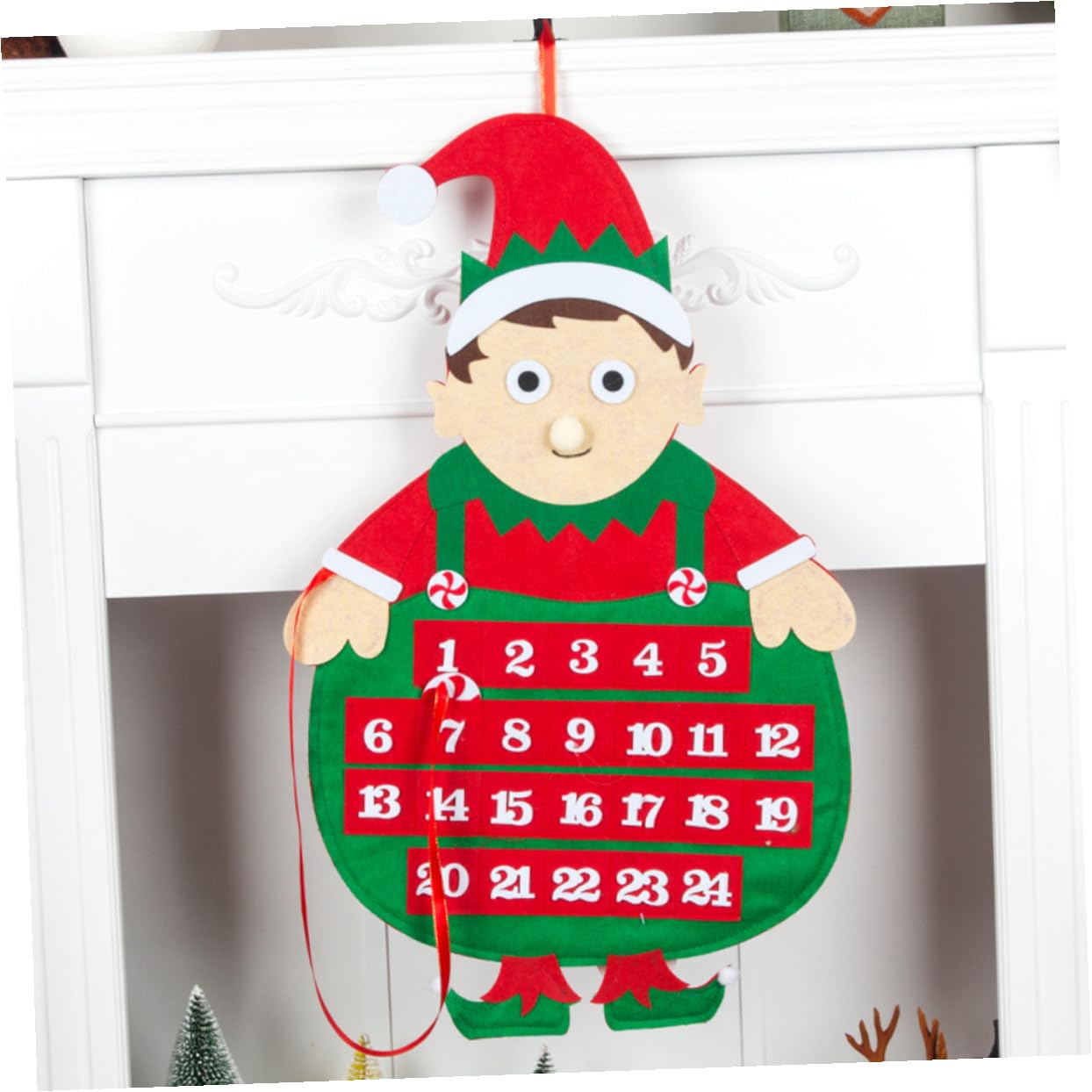 Cabilock 3 Adorabili Decorazioni Natalizie Per Il Calendario Del Conto Alla Rovescia Ornamenti Festivi Per La Casa