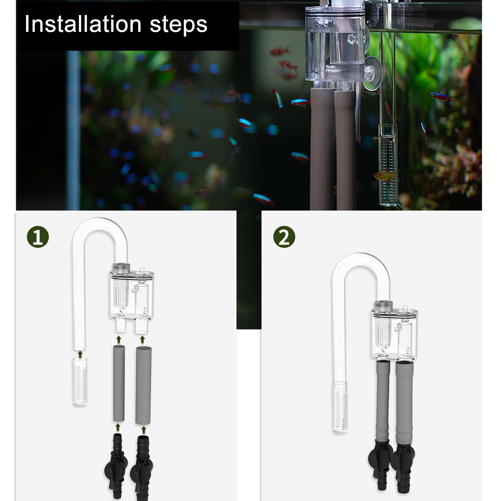 Wasserersatzeinheit für Meereslebewesen, Variable Auswahl für mehrere Aquarienkonfigurationen, Fischzisterne, automatischer Wasserwechsler