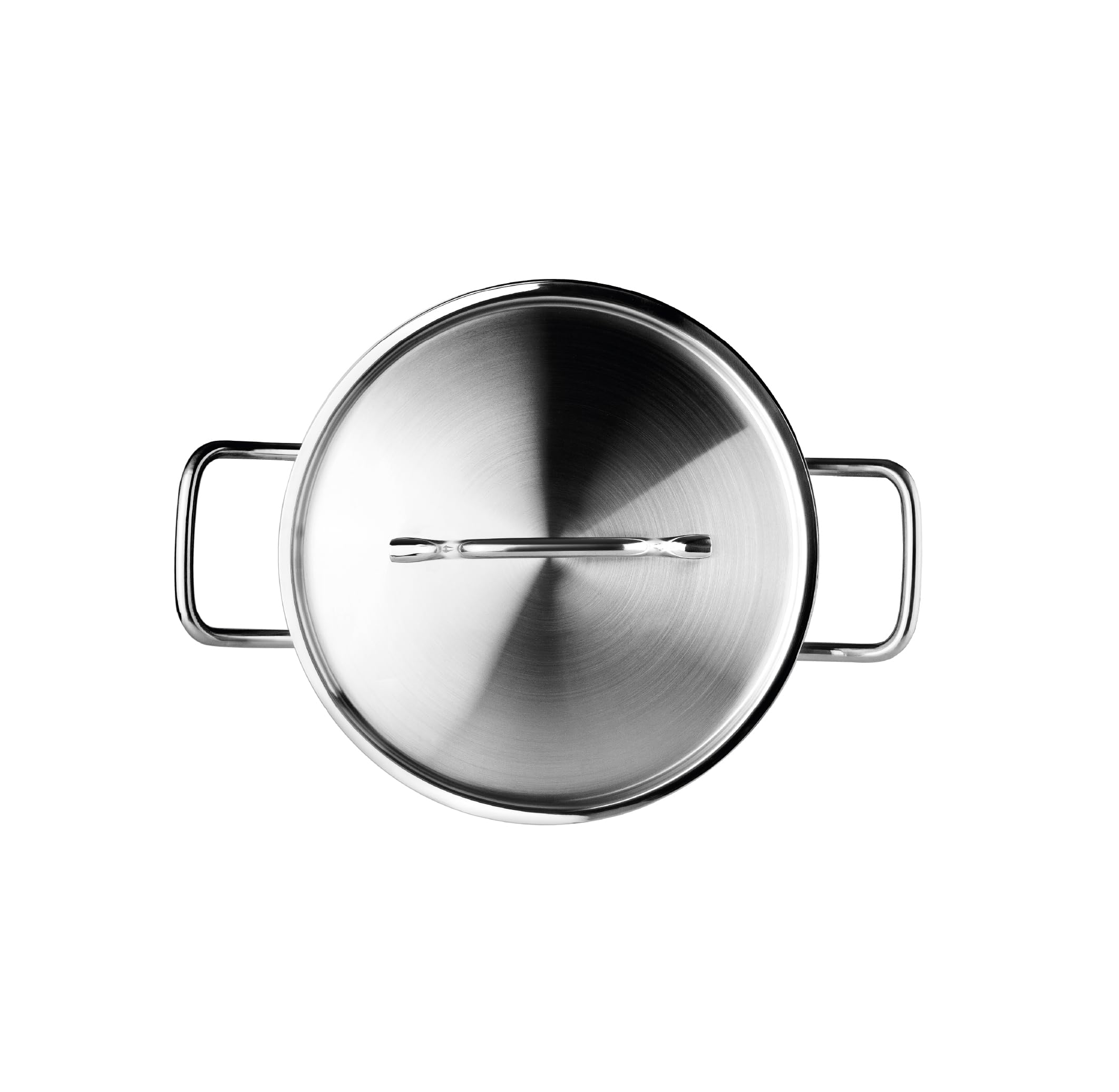 IBILI - Guisera Con Tapa Inox Ebbe 32 Cm, Acero inoxidable 18/10, Apto para induccion