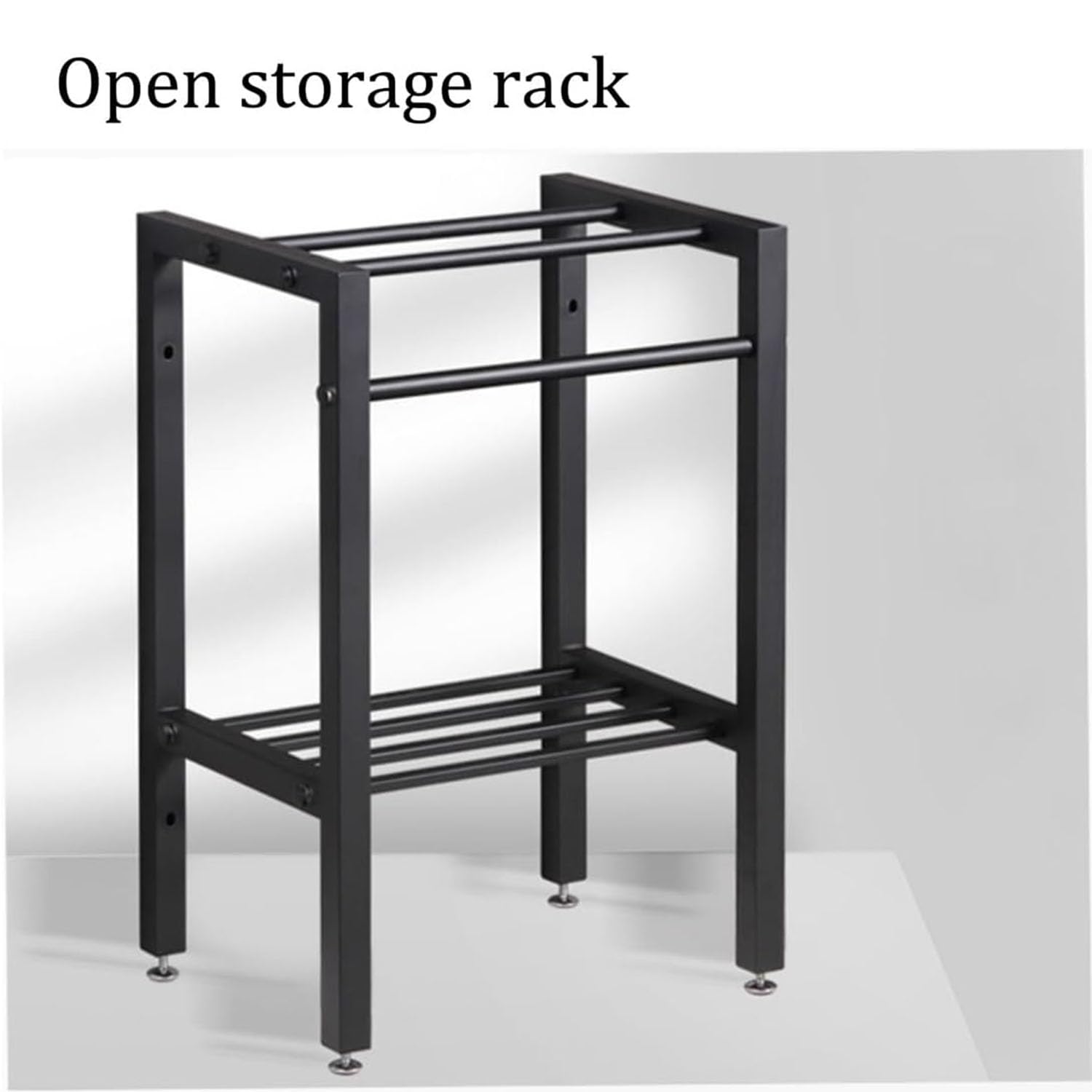Fregadero de cerámica con estante de almacenamiento, lavabo independiente para baño de granja y lavandería, grifo frío individual estilo A 48 x 37 cm, grifo de pistola pulverizadora, estilo A