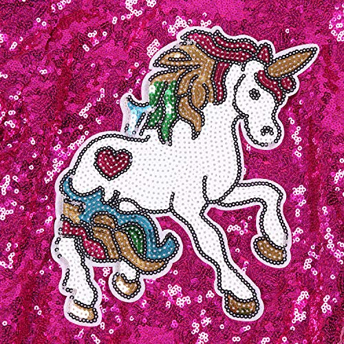 ANATA Girl Unicorn Sequin Jacket Kids Casual Bomber Jacket Zipper Coat Outwear4