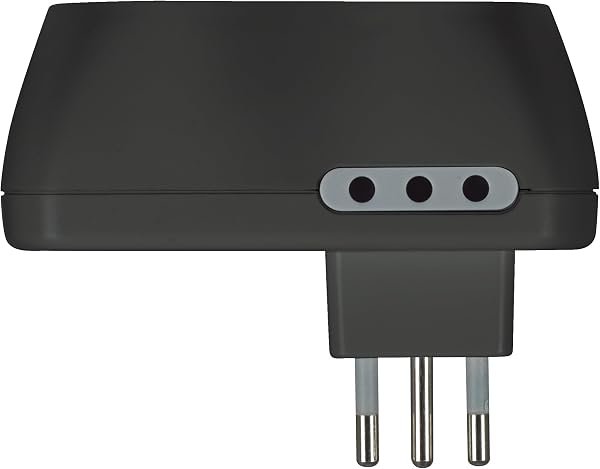 BTICINO Adattatore Advance B3, con Presa Schuko Standard Tedesco, USB A+C, 2 Prese 10A, Spina Piccola 10A, Presa Multipla, Potenza Fino a 1500W, Multi Adattatore Versatile, Colore Antracite, S3613GAC - 3
