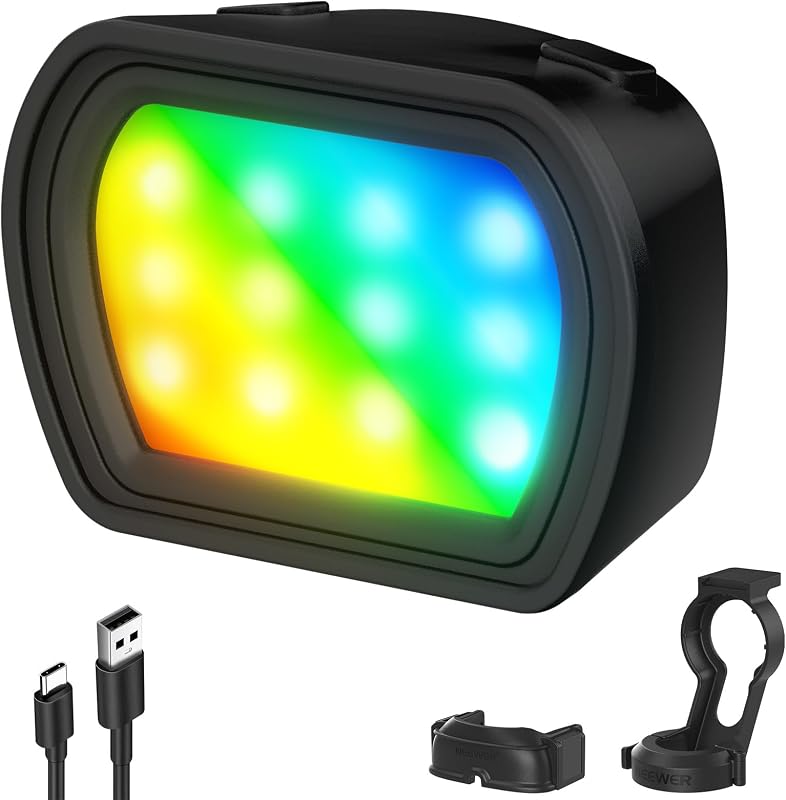 NEEWER Basics Magnetic RGB Light Compatible with DJI OSMO Pocket 3 Gimbal Camera & Creator Combo Accessories, 1W USB C Rechargeable Plastic LED Auxiliary & Fill Lighting for Selfie Vlog Video, M21C