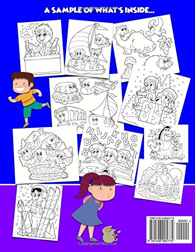 The World's Largest Coloring Book for Kids: 300 Pages, 1,000+ Illustrations