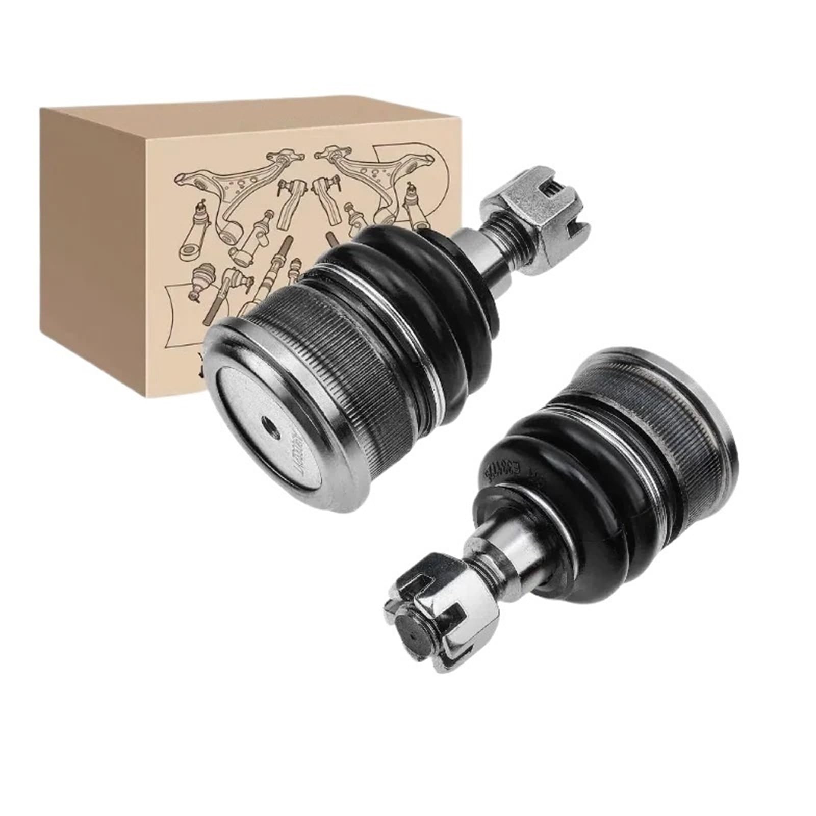 Ściągacz przegubu kulowego Pasuje do Acura EL pasuje Honda Civic 2001 2002-2005 L4 1.3L .7L 51220S5A003,51220S5A305 2 sztuk przedni dolny przegub kulowy