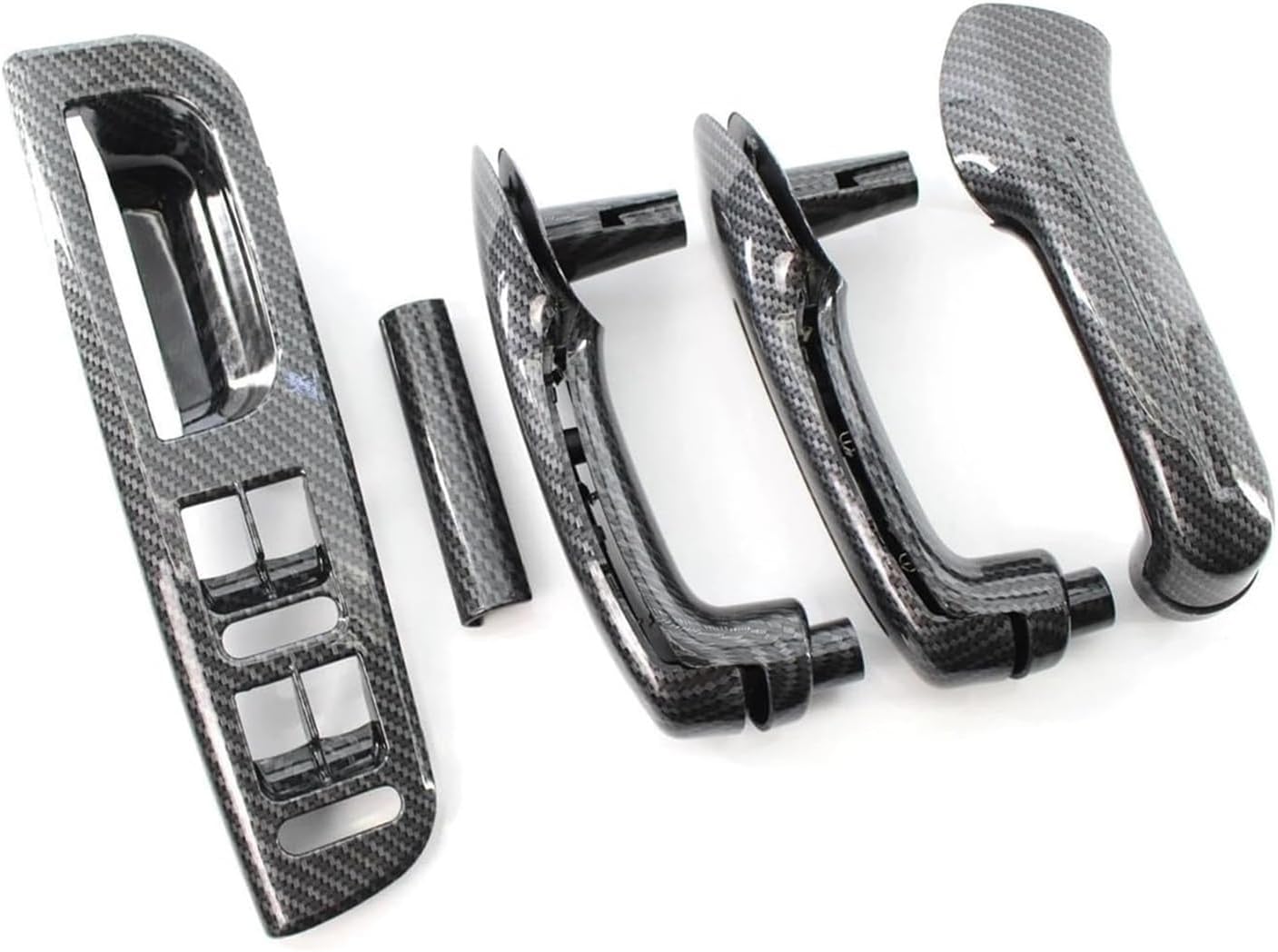 Door Handle Covers for VW for Golf MK4 1999-2004 Master Window Switch Control Panel Bezel Interior Door Grab Handle