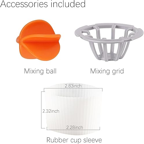 Miniatura 6 de SHOKE Botella agitadora de acero inoxidable con batidor de proteína de batidor de 27 onzas, tazas agitadoras para mezclas de proteínas, a prueba de