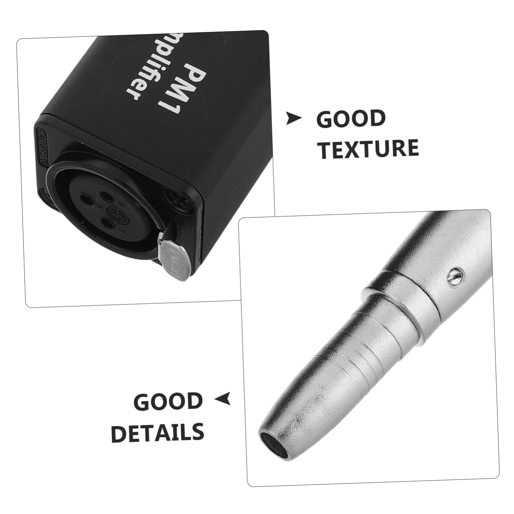 SEWACC Convertidor Amplificador De Auriculares Portátil Canal Potenciador De Auriculares para Reproductores Sonido Estéreo Potente para Compatibles y Teléfonos Interruptor De Ganancia