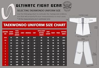Ultimate - Taekwondo Gi Uniform - Kids Adults Unisex White Belt Included