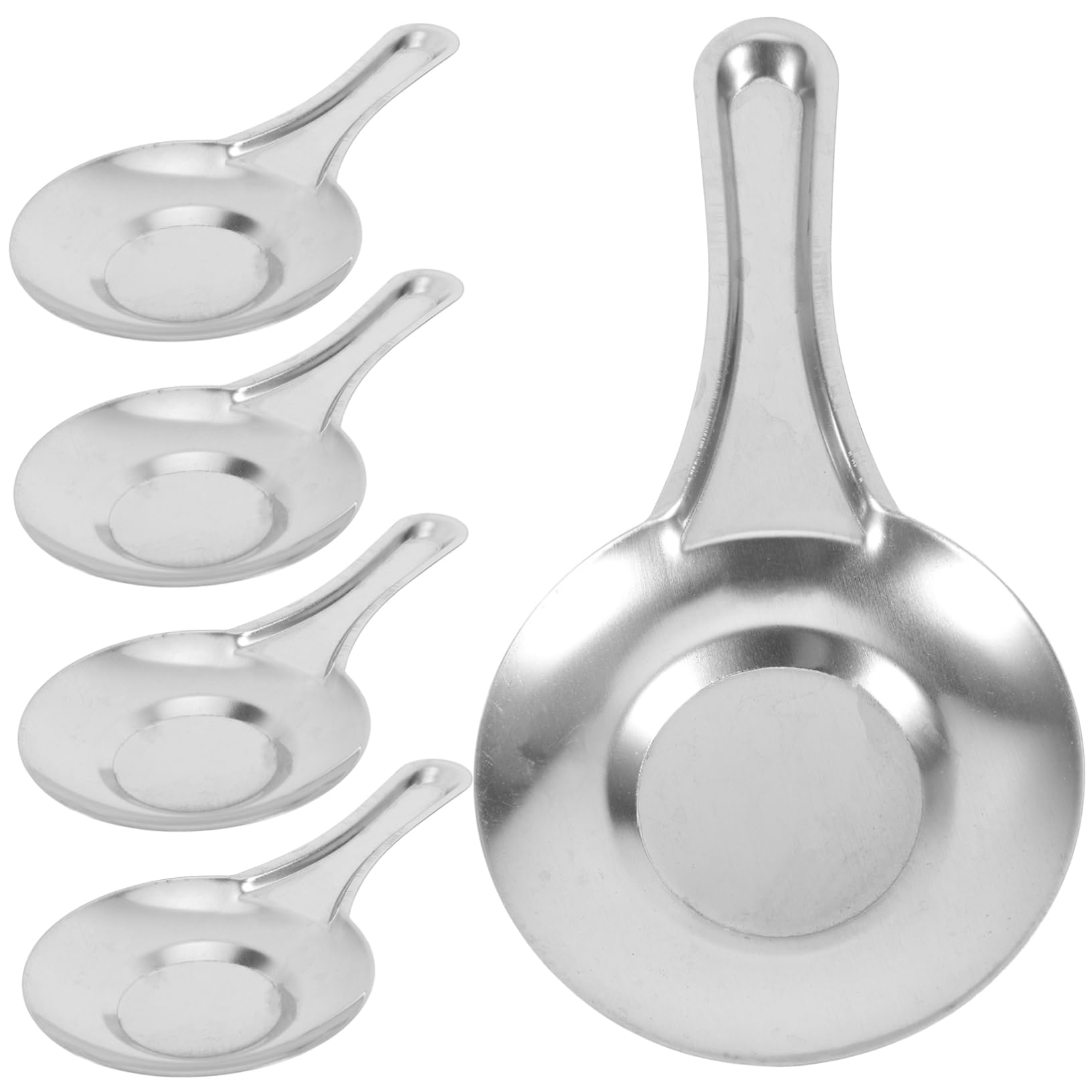 GRIRIW 5pcs Stainless Steel Candle Snuffer Decorative Handle Extinguisher for Safe for Scented Candles and Home Decor