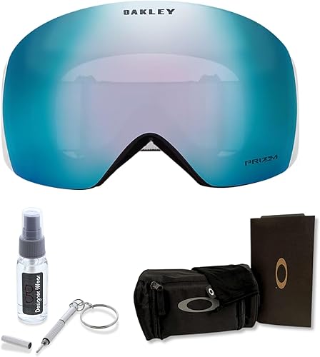Miniatura 2 de Oakley Flight Deck MEDIUMLARGE Ski Goggles For Men For Women OO7050, OO7064 + Designer iWear Care Kit