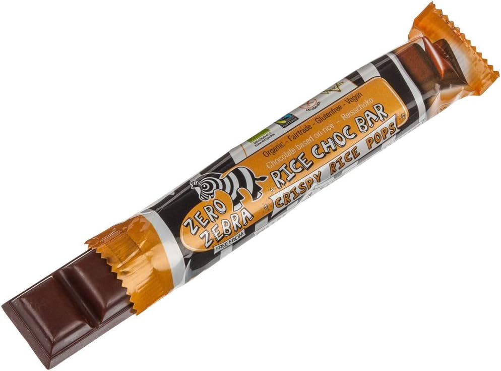Zero Zebra Rice Choc Bar Crispy Rice Pops 35 g