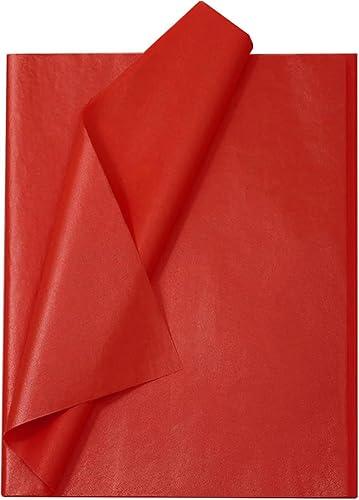 Ueerdand Papel de seda de envoltura de regalo para embalaje, 105 hojas de papel metálico de una sola cara para manualidades a granel para obras de