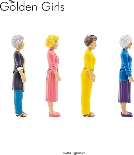 Miniatura 3 de Toynk The Golden Girls - Figuras de acción retro de 3.75 pulgadas | Juego de 4