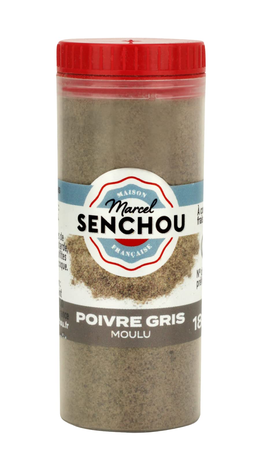 MARCEL SENCHOU - POIVRE GRIS MOULU 18G - MINI TUBE - Epices - sels & poivres - 4521590