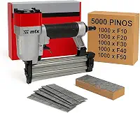 MTX Pinador e Pneumático Profissional com 5000 Grampos, F10 a F50mm