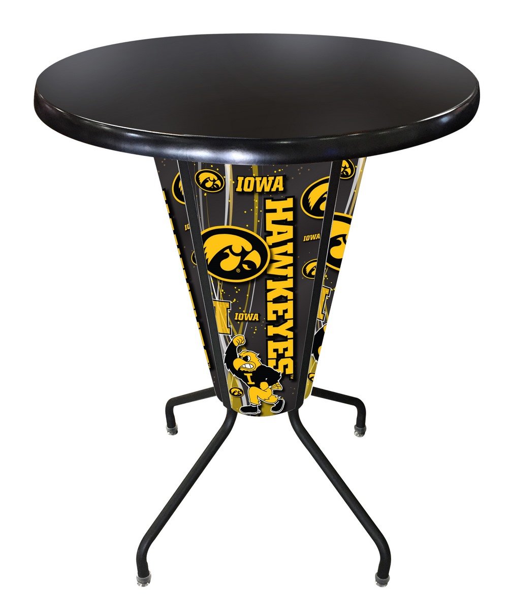 Holland Bar Stool Co. Outdoor/Indoor LED Lighted Iowa Pub Table