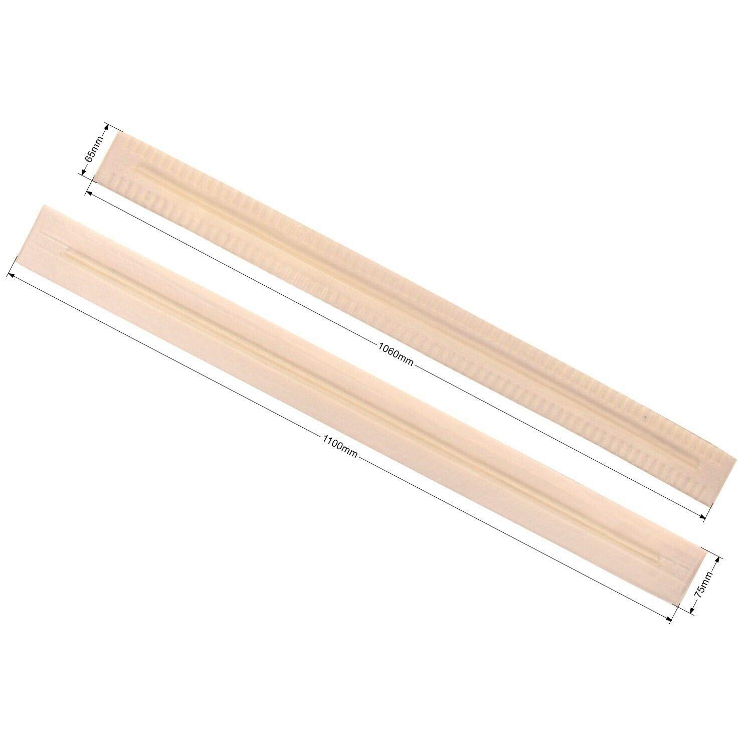 Sauglippe/Abziehlippe/Gummilippe -Set für KÄRCHER B 140 R, BD/BR 75/140, BD 90/140,