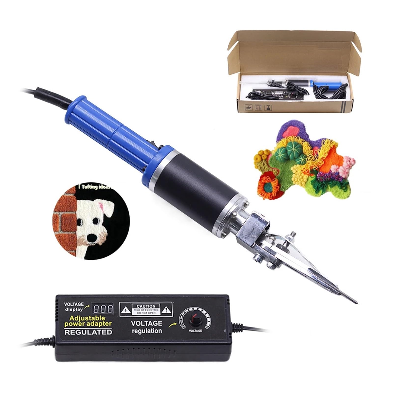 Elektrische Teppichschnitzschere, Teppichschnitzer, Gravur-Trimmschere, wiederaufladbare Teppich- und Teppichschere for Tufting-Werkzeuge(3000W)